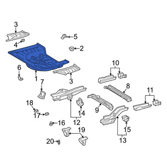 Toyota OE - Rear Floor Pan