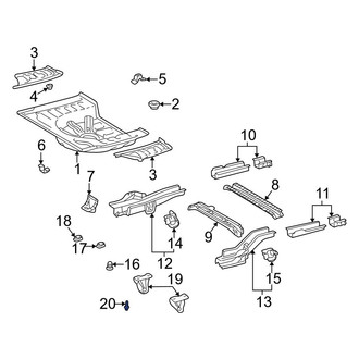 Toyota OE - Tow Hook Bolt