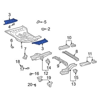 Toyota OE - Rear Left Quarter Panel Extension