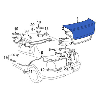 Toyota OE - Rear Deck Lid