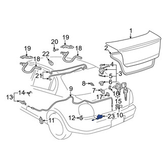 Toyota OE - Rear Cargo Area Light Switch
