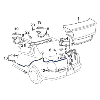 Toyota OE - Rear Deck Lid Release Cable