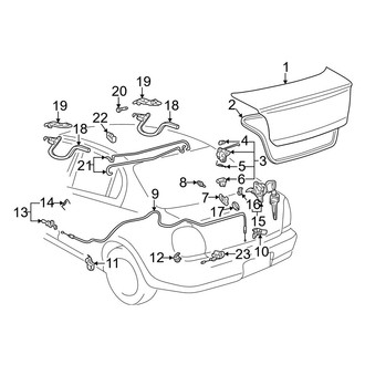 Toyota OE - Trunk Lid - Lid & Components