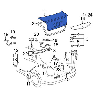 Toyota OE - Rear Deck Lid