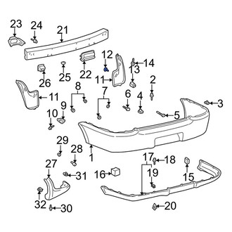 Toyota OE - Fender Liner Retainer