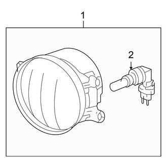 Toyota OE - Front Lamps - Fog Lamps (Sedan)