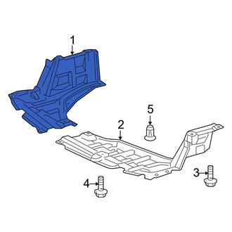 Toyota OE - Front Right Radiator Support Splash Shield