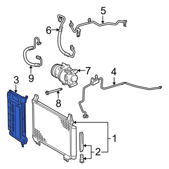 Toyota OE - A/C Condenser Duct