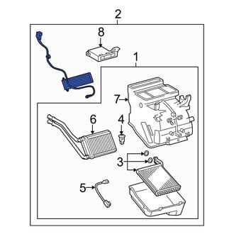 Toyota OE - HVAC Unit Case Assembly