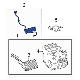 Toyota OE - HVAC Unit Case Assembly