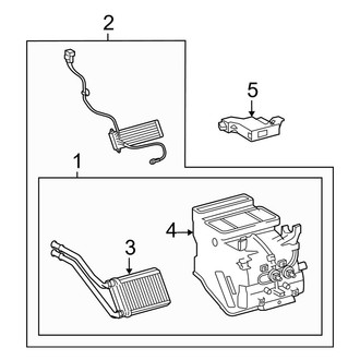 Toyota OE - HVAC Unit Case Assembly