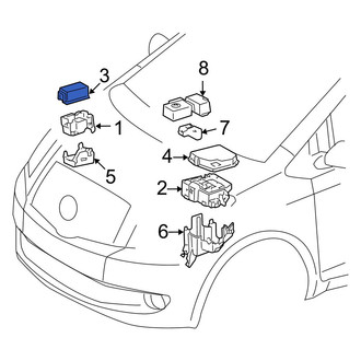 Toyota OE - Right Upper Fuse Box Cover