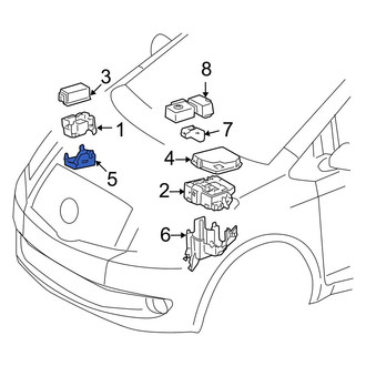 Toyota OE - Right Lower Fuse Box Cover