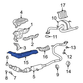 Toyota OE - Front Floor Pan Heat Shield