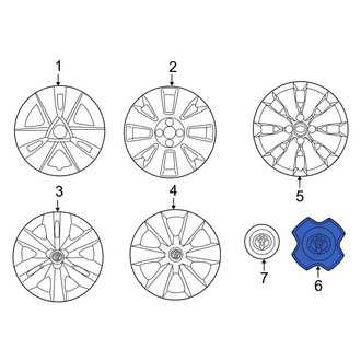 Toyota OE - Wheel Cap
