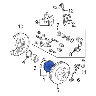 Toyota OE - Front Wheel Hub