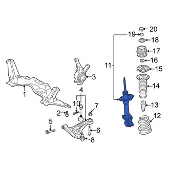 Toyota OE - Front Left Suspension Strut