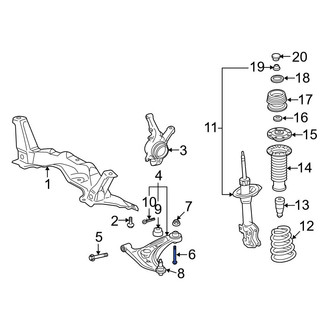 Toyota OE - Rear Suspension Control Arm Bolt