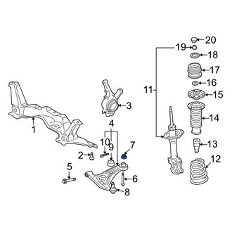 Toyota OE - Lower Outer Suspension Control Arm Nut