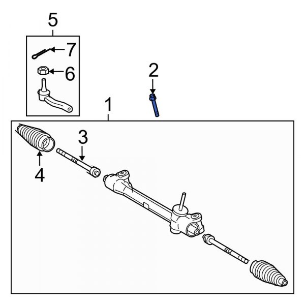 Rack and Pinion Bolt