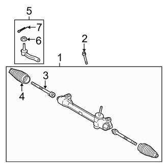Toyota OE - Steering Gear & Linkage (Sedan)