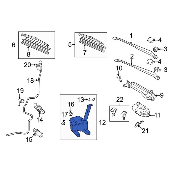 Washer Fluid Reservoir