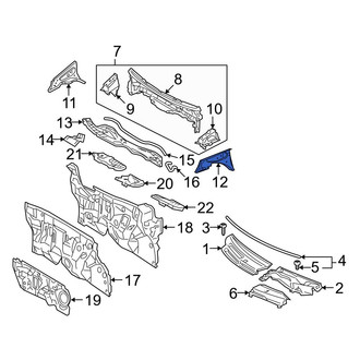 Toyota OE - Left Cowl Side Panel