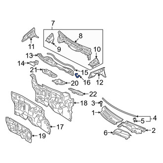 Toyota OE - Outer Cowl Cover Seal