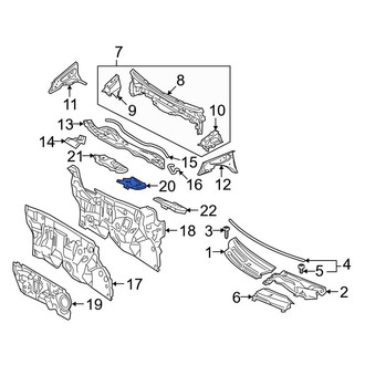 Toyota OE - Inner Cowl Seal