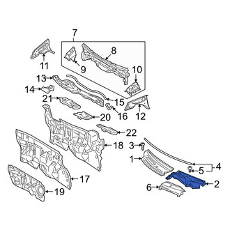 Toyota OE - Left Cowl Cover