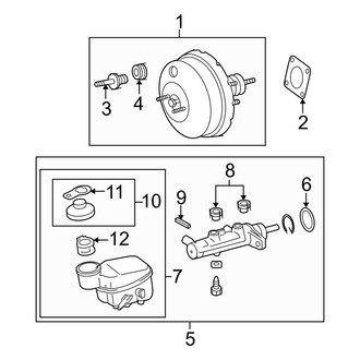 Toyota OE - Cowl - Components on Dash Panel (Sedan)