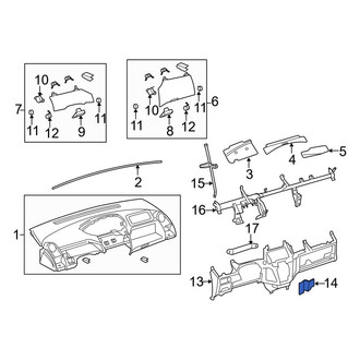 Toyota OE - Instrument Panel Cover