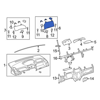 Toyota OE - Upper Glove Box Door