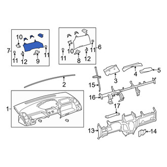 Toyota OE - Lower Glove Box Door