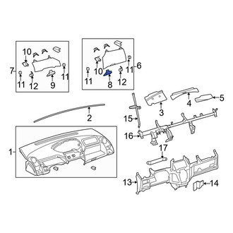 Toyota OE - Upper Glove Box Handle