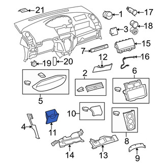 Toyota OE - Instrument Panel Storage Compartment