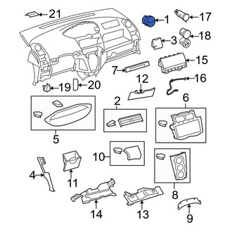 Toyota OE - Dashboard Air Vent