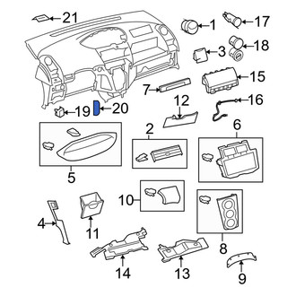 Toyota OE - Lower Instrument Panel Pad