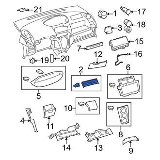 Toyota OE - Center Instrument Panel Air Duct