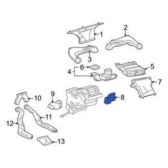 Toyota OE - Right Instrument Panel Air Duct