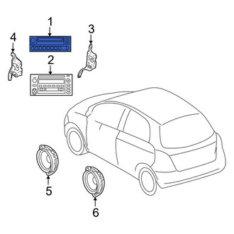 Toyota OE - Radio Control Unit