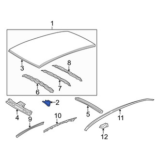 Toyota OE - Roof Panel Bracket