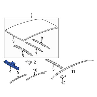 Toyota OE - Front Roof Header Panel