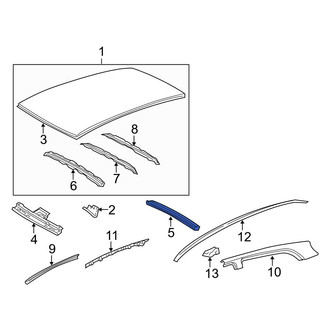 Toyota OE - Rear Roof Header Panel