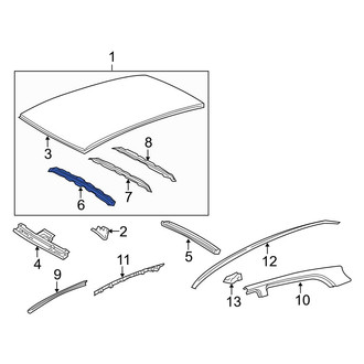 Toyota OE - Front Roof Bow