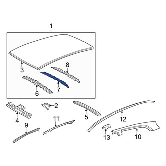 Toyota OE - Center Roof Bow