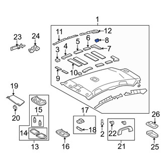 Toyota OE - Outer Headliner Insulator