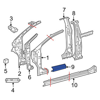 Toyota OE - Left Rocker Panel