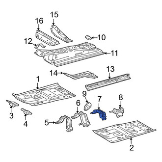 Toyota OE - Seat Belt Reinforcement