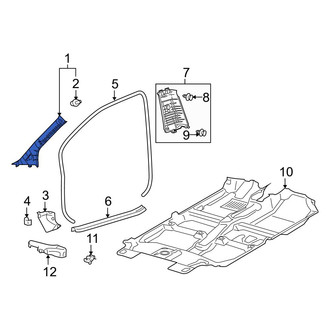 Toyota OE - Left Body A-Pillar Trim Panel
